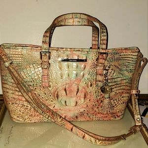 Brahmin Mini Asher Sahara Melbourne Convertible Bag